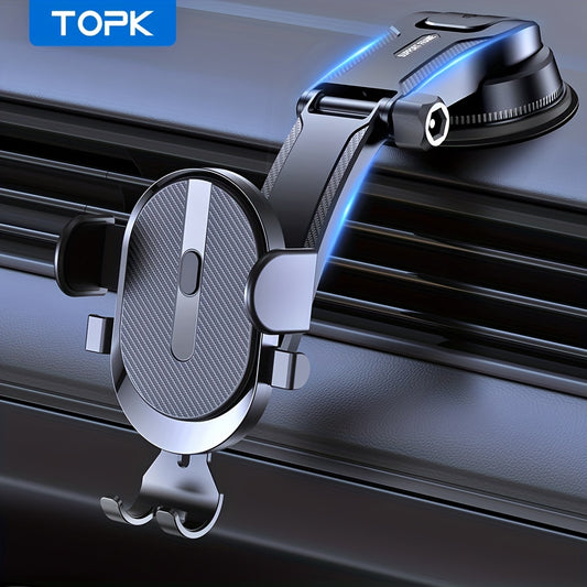 Car Phone Holder Mount For Dashboard, Upgraded Handsfree Cell Phone Stand Holder For Car Dashboard, Compatible With IPhone Samsung Android Cell Phones