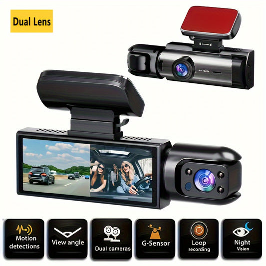 Dual Camera, Dash Cam for Cars