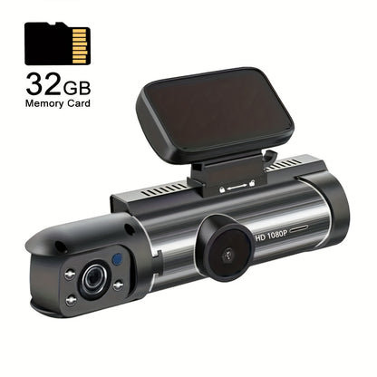 1080P Dual Camera Dash Cam For Cars With IR Night Vision