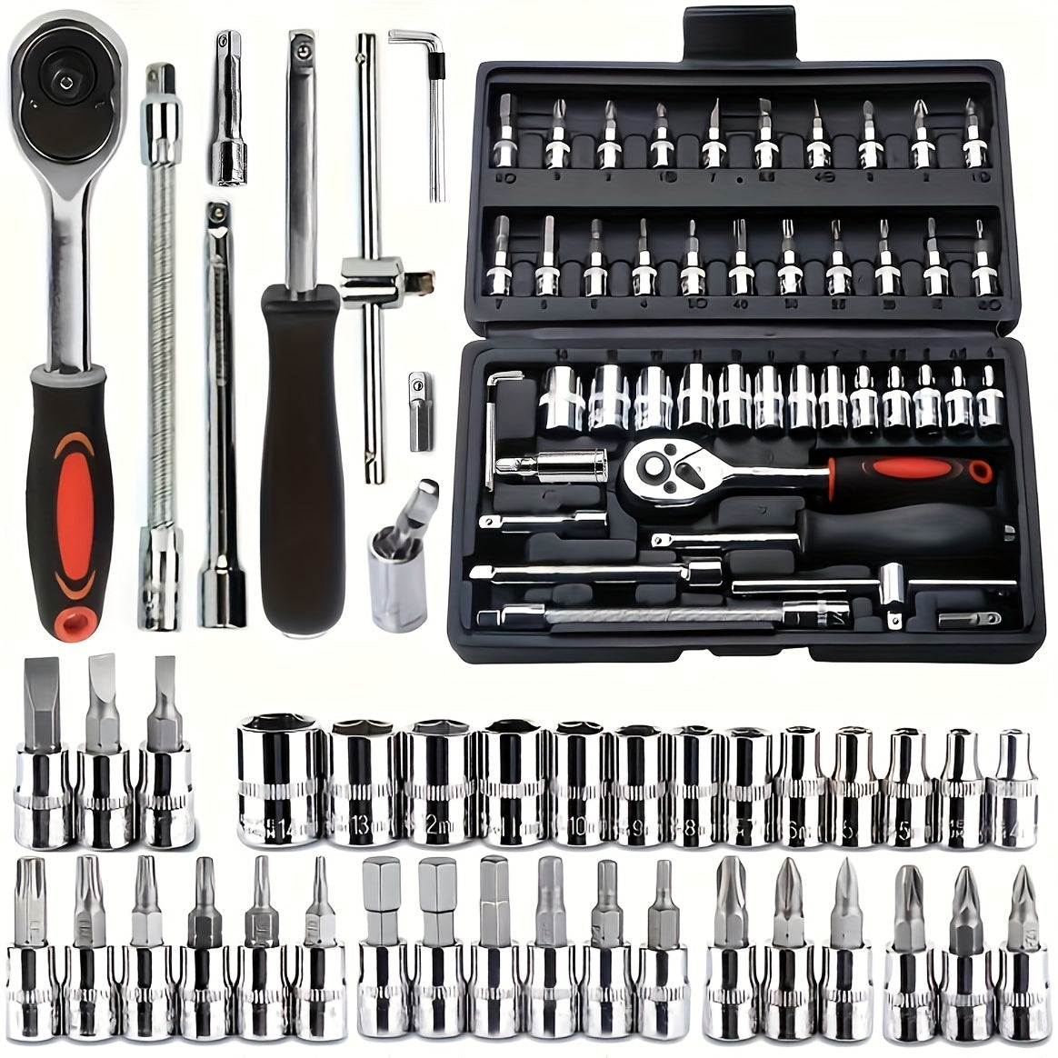 46pcs Car Repair Tool Kit
