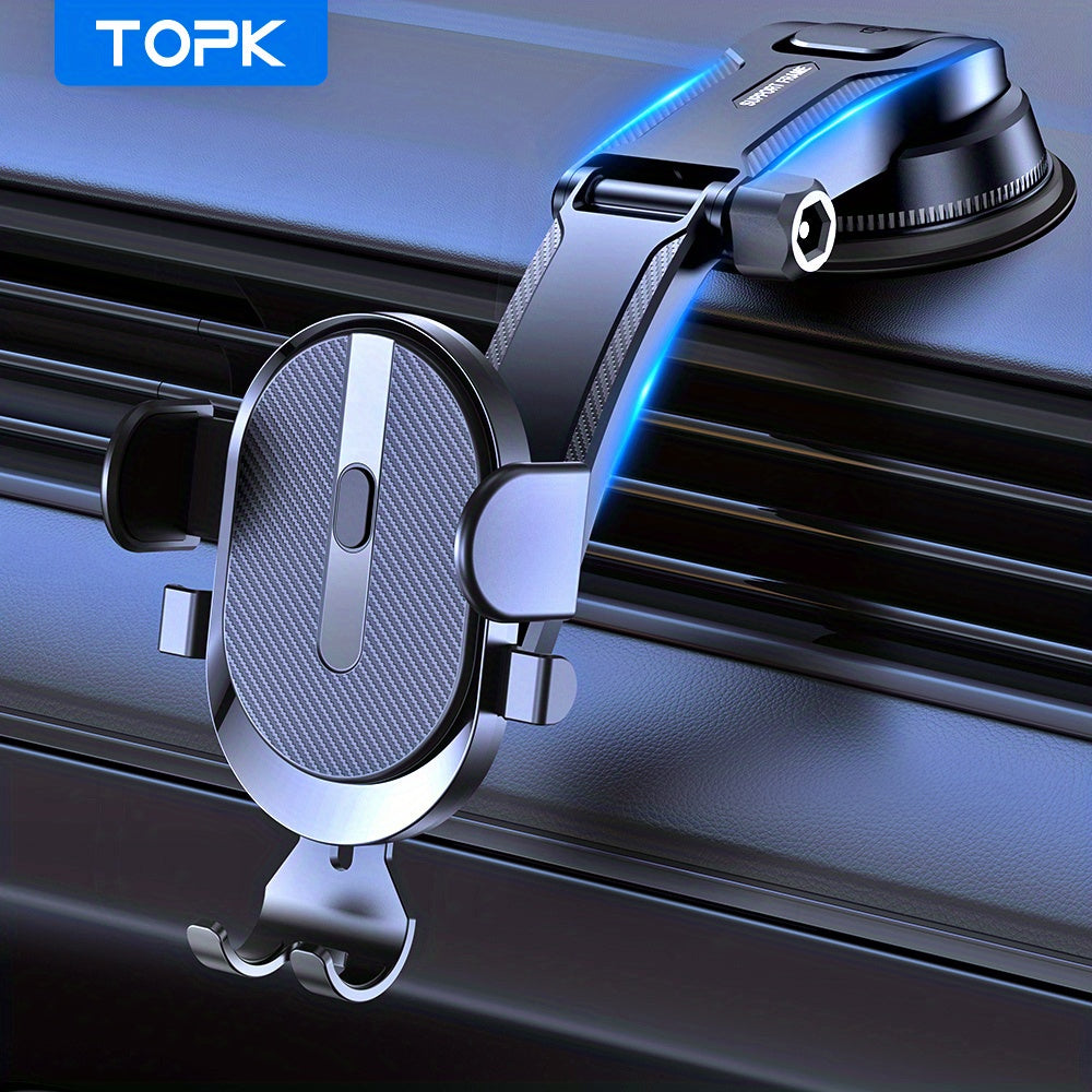Car Phone Holder Mount For Dashboard, Upgraded Handsfree Cell Phone Stand Holder For Car Dashboard, Compatible With IPhone Samsung Android Cell Phones