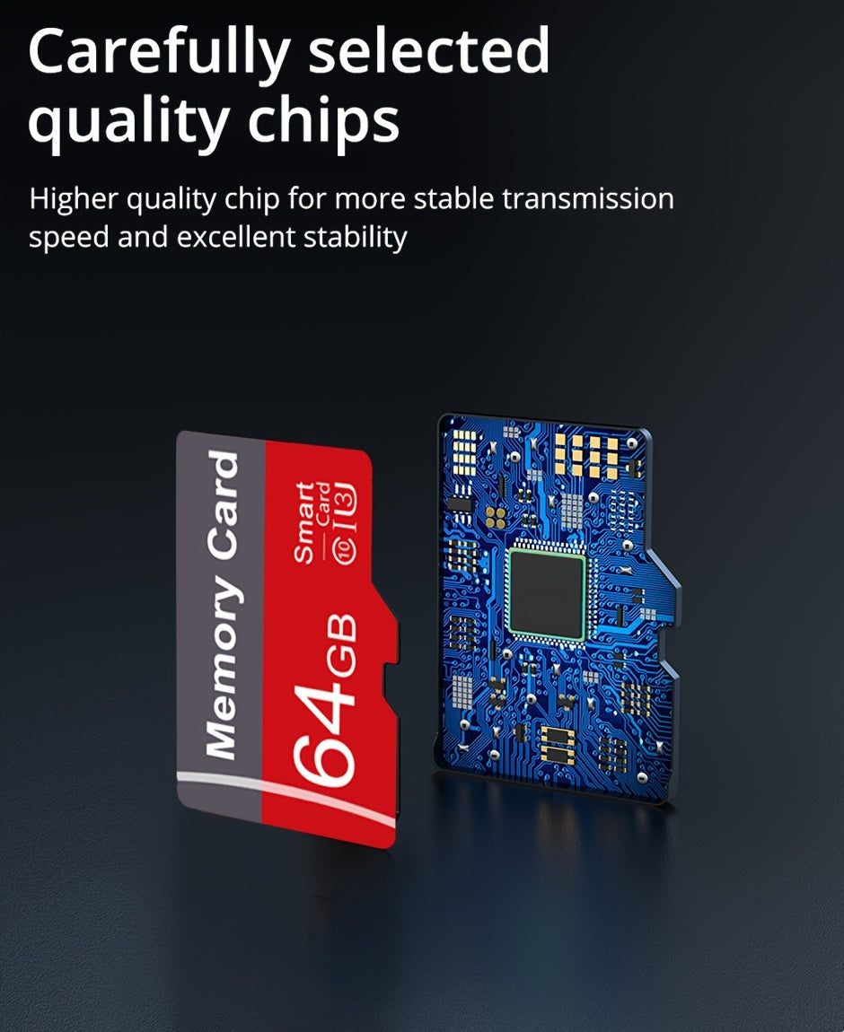 1pc Memory Card 64GB 32GB 16GB With Adapter