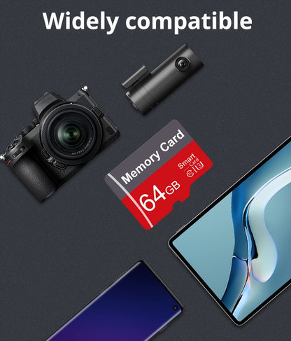1pc Memory Card 64GB 32GB 16GB With Adapter