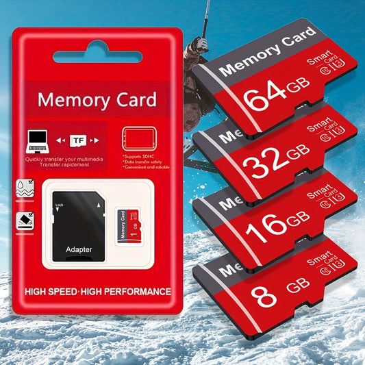 1pc Memory Card 64GB 32GB 16GB With Adapter