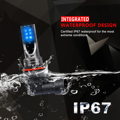 2Pcs H8 H11 LED Bulb H16 JP 9005 HB3 9006 HB4 Led Lamp