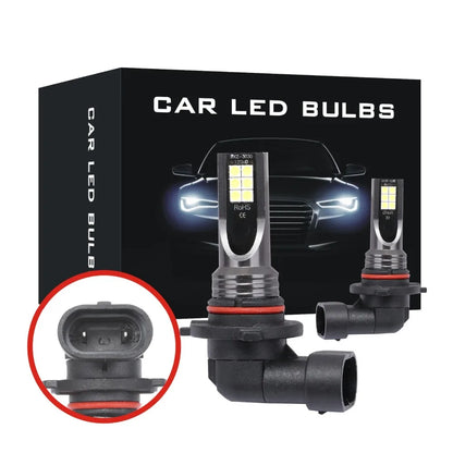 2Pcs H8 H11 LED Bulb H16 JP 9005 HB3 9006 HB4 Led Lamp
