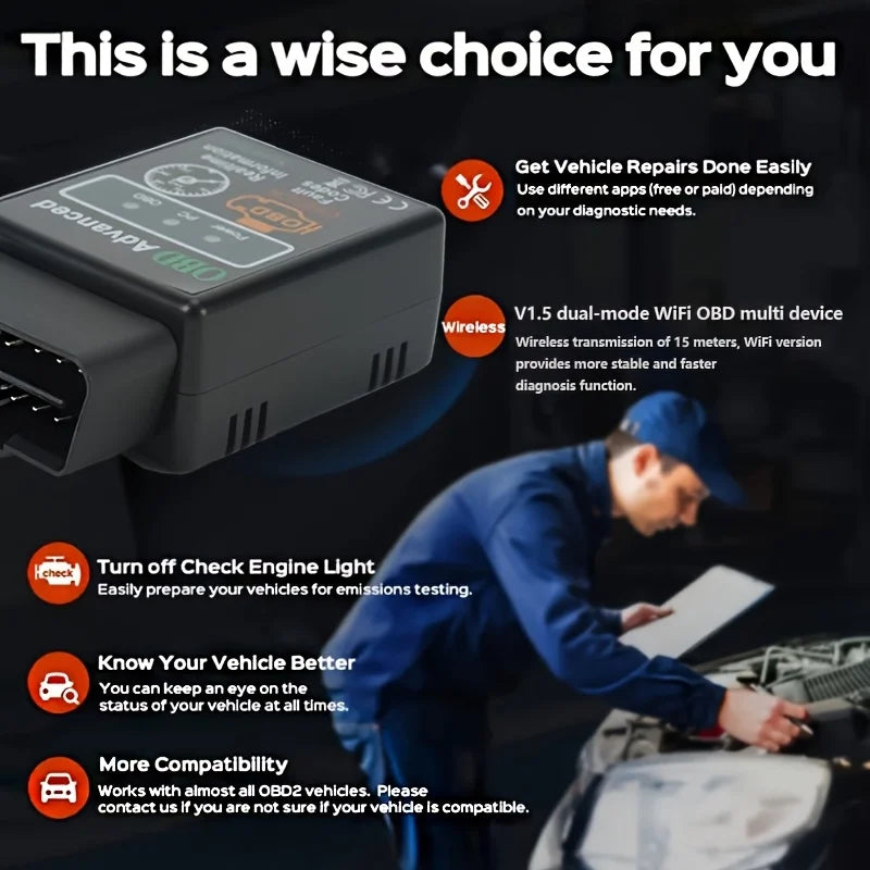 Car Code Scanner, Compact Scanner