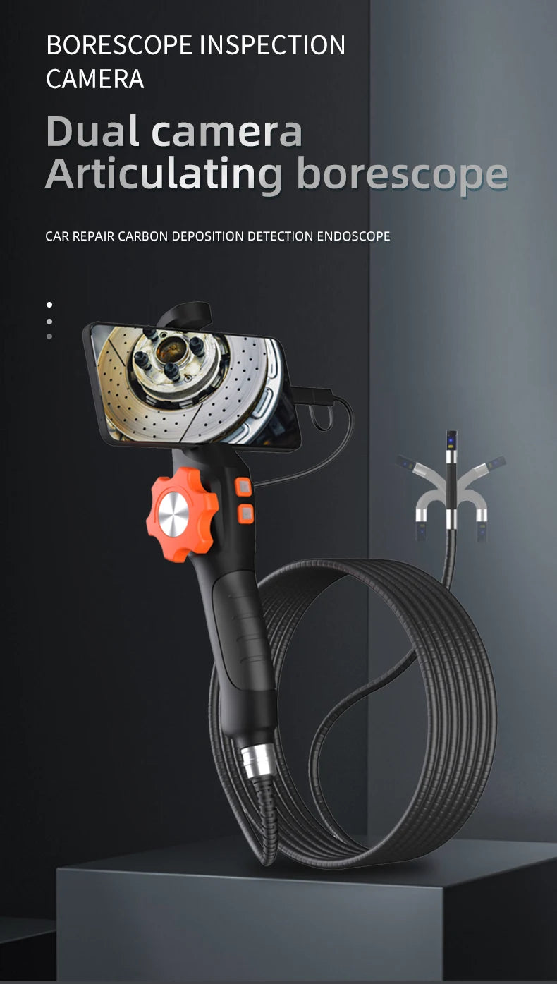 Dodosee 360° Two-Way Type-C Articulating Endoscope Camera