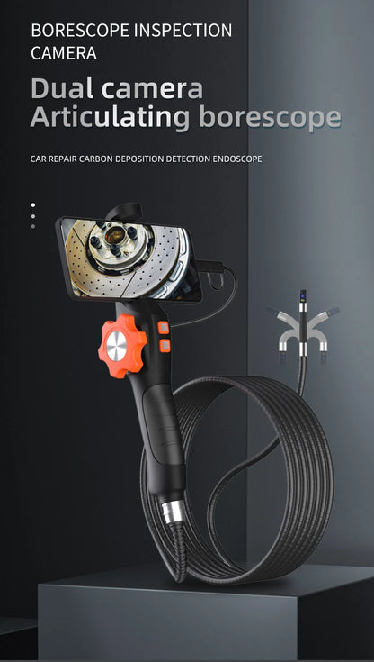 Dodosee 360° Two-Way Type-C Articulating Endoscope HD Camera