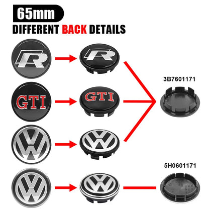 Car Logo Wheel Center Caps Hubcap Cover