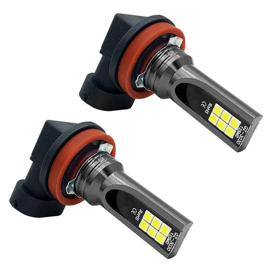 2Pcs H8 H11 LED Bulb H16 JP 9005 HB3 9006 HB4 Led Lamp