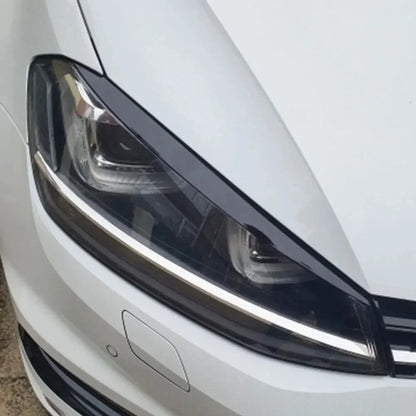 Car Headlight Head Lamp Eyebrow Cover Trim Sticker for Volkswagen VW GOLF 7 Golf7 MK7 GTI Car Exterior Accessories