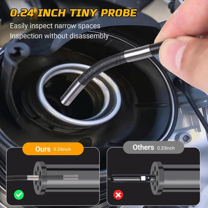Endoscope Camera with Light 3.9 mm 4.3 Inch