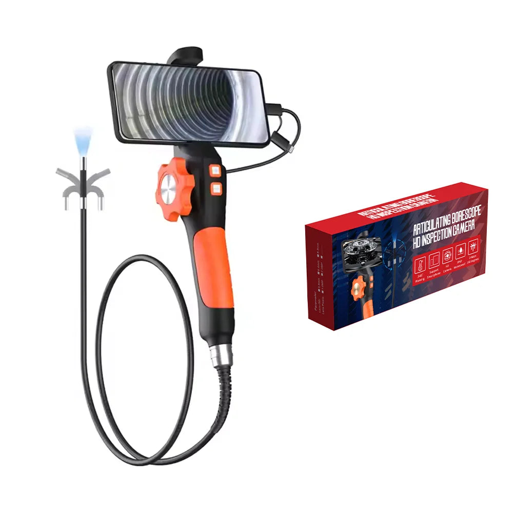 Dodosee 360° Two-Way Type-C Articulating Endoscope Camera