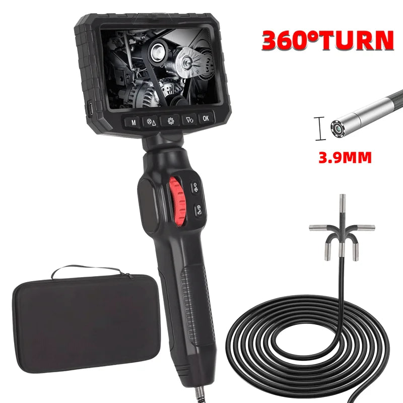 Endoscope Camera with Light 3.9 mm 4.3 Inch