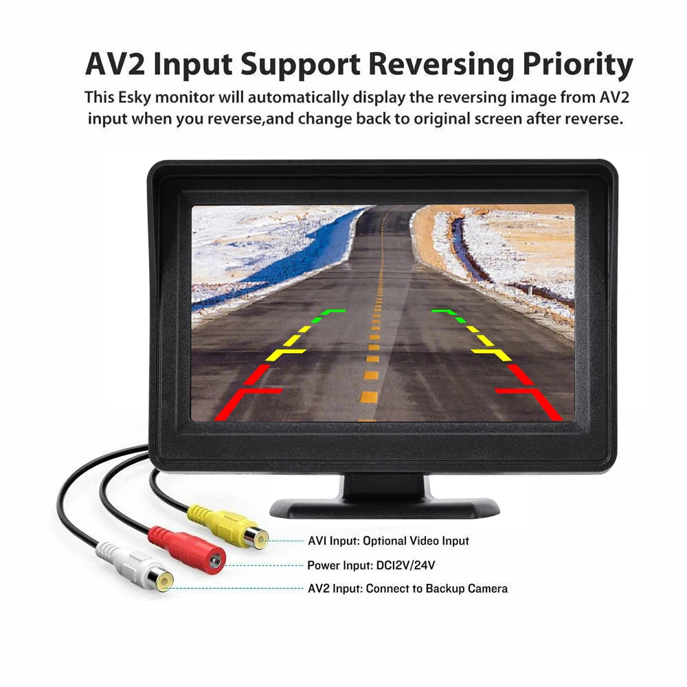 Rear View Camera Monitor Screen Reversing Camera