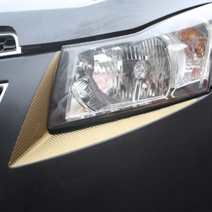 For Chevrolet Cruze Sedan Hatchback Headlight Trim Sticker Lamp Eyebrow Cover Decoration Strip Stickers car accessories