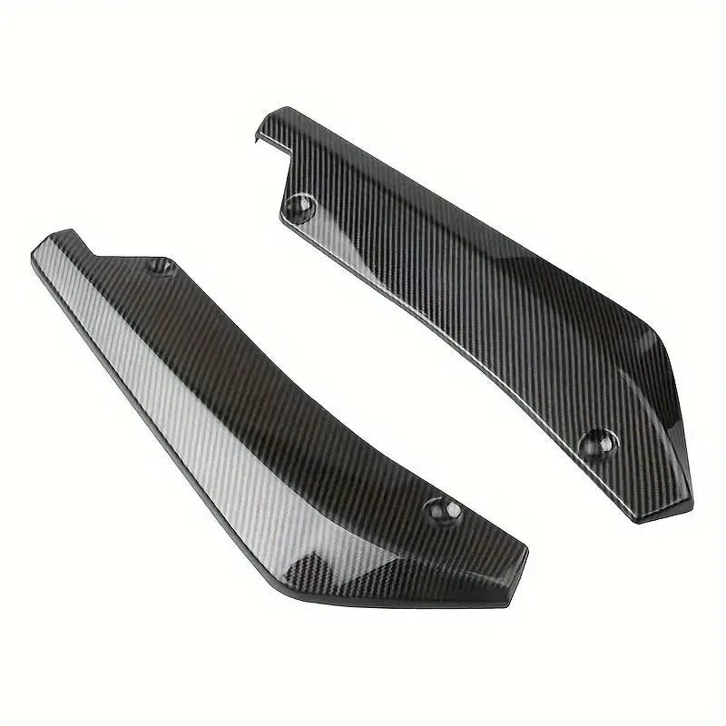 2PCS Universal Car Rear Bumper Lip Diffuser Splitter - Durable Scratch Guard & Stylish Rear Corner Enhancement - Easy Installati