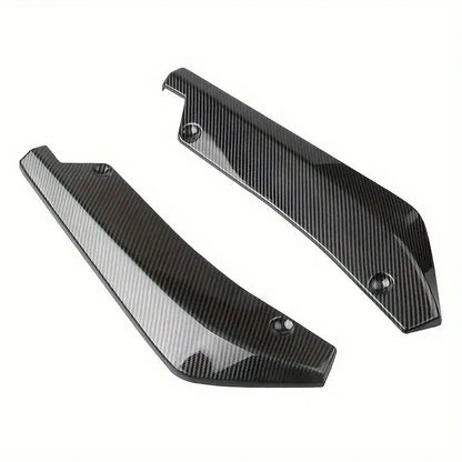 2PCS Universal Car Rear Bumper Lip Diffuser Splitter - Durable Scratch Guard & Stylish Rear Corner Enhancement - Easy Installati