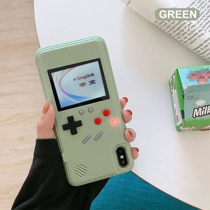 For Iphone 16 Pro 15 14 Plus 13 12 11 Pro Max Xsmax X Xr Gameboy Console Phone Cover 36 Classic Retro Funny Game Boy Gaming Case