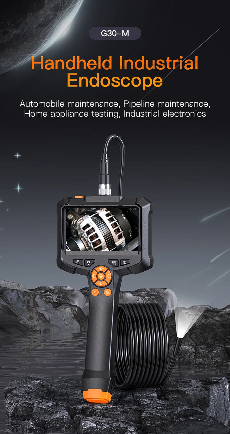 Endoscope Camera with 4.3 Inch IPS HD Screen