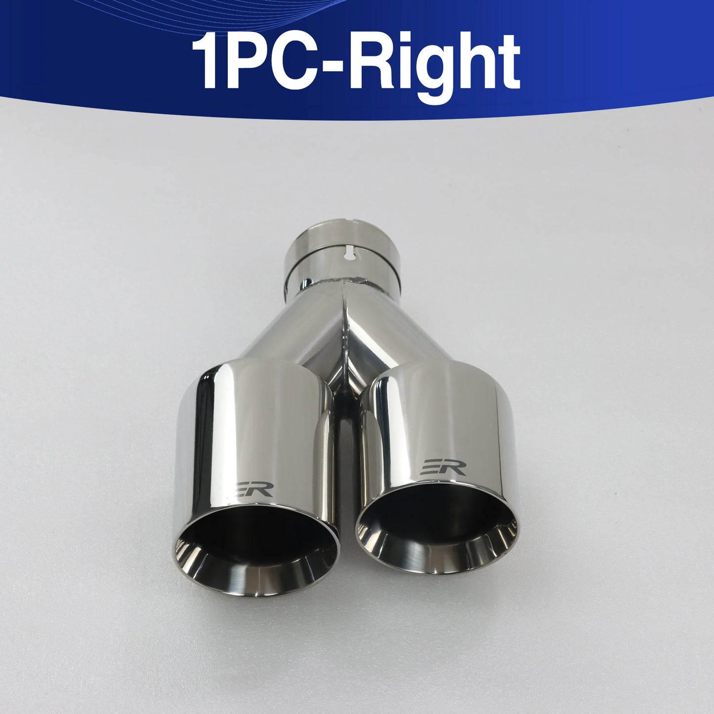 Double Outlet Exhaust Pipe