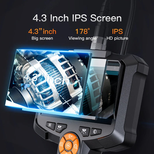 Endoscope Camera with 4.3 Inch IPS HD Screen