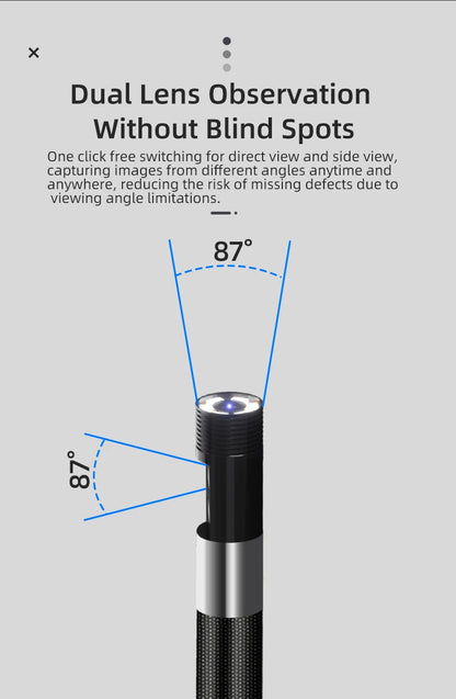 Dodosee 360° Two-Way Type-C Articulating Endoscope Camera