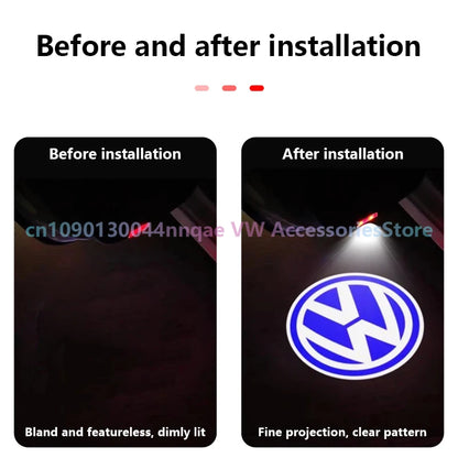 LED Car Door Projector Welcome Ghost Shadow Light Accessories