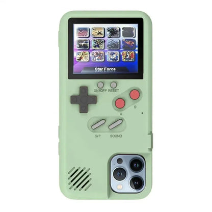 For iPhone 12 13 14 15 16 Pro Max X Xr Xs Max 7 8 14 15 Plus SE 2022 Playable Gameboy Case Retro 3D Video Game Cover Console