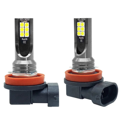 2Pcs H8 H11 LED Bulb H16 JP 9005 HB3 9006 HB4 Led Lamp