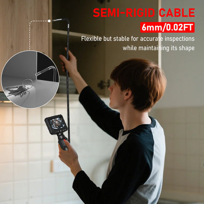 Endoscope Camera with Light 3.9 mm 4.3 Inch