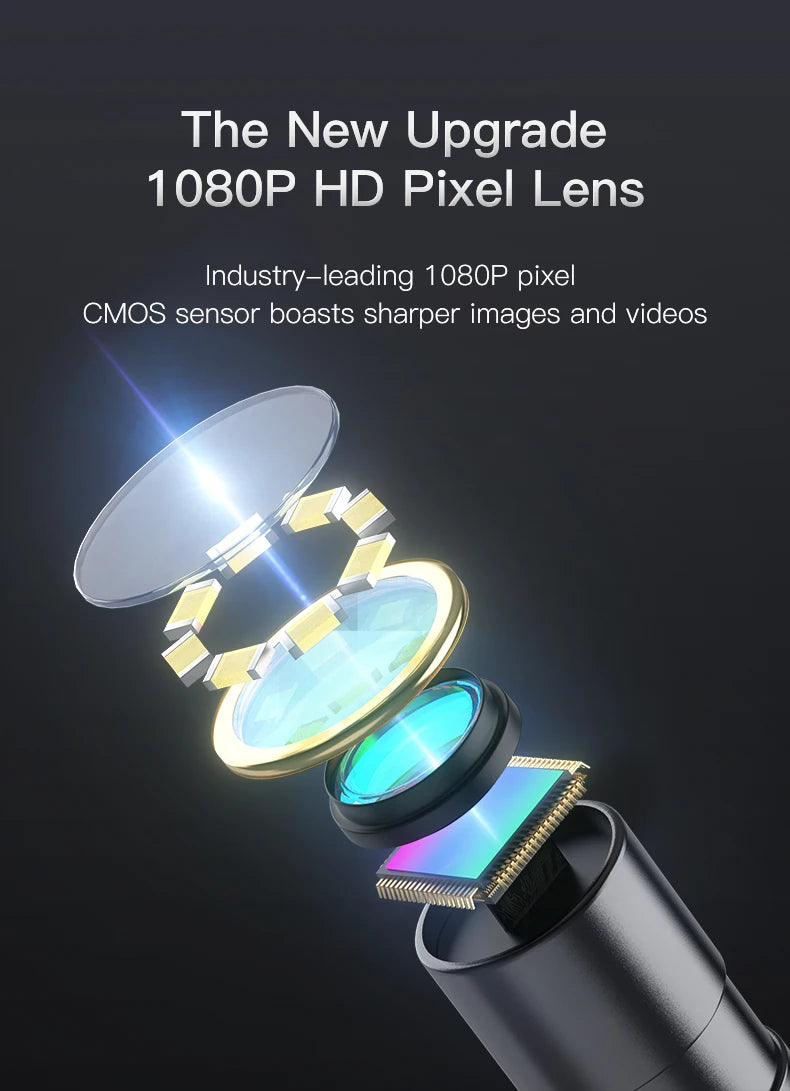 Endoscope Camera with 4.3 Inch IPS HD Screen