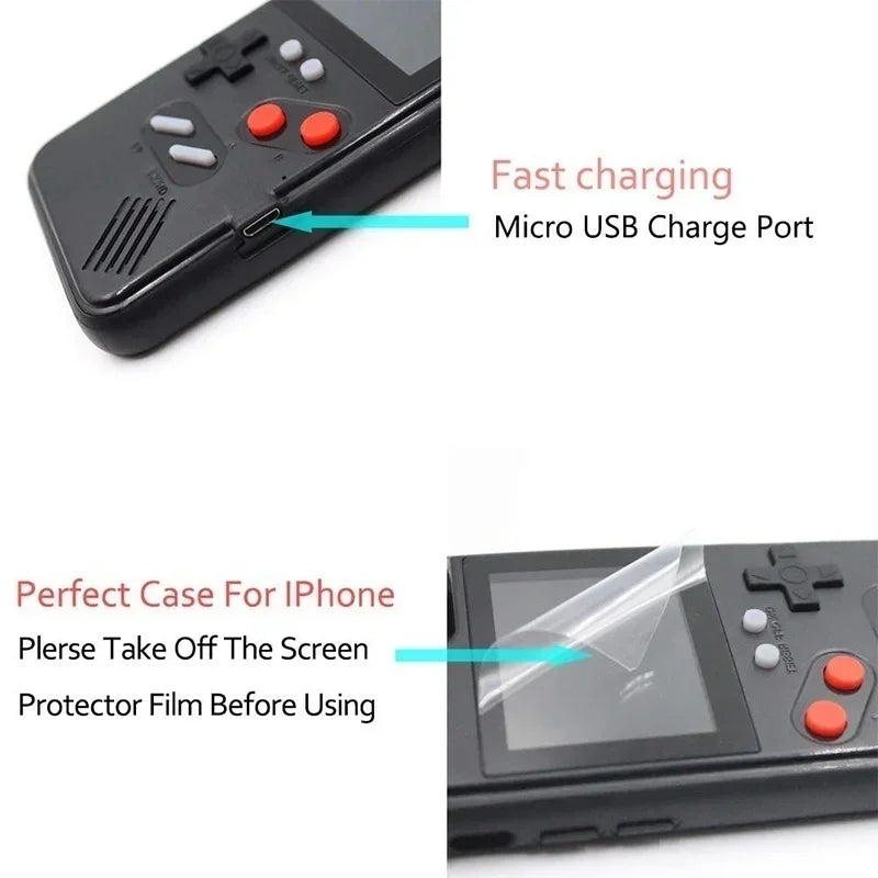 For Iphone 16 Pro 15 14 Plus 13 12 11 Pro Max Xsmax X Xr Gameboy Console Phone Cover 36 Classic Retro Funny Game Boy Gaming Case
