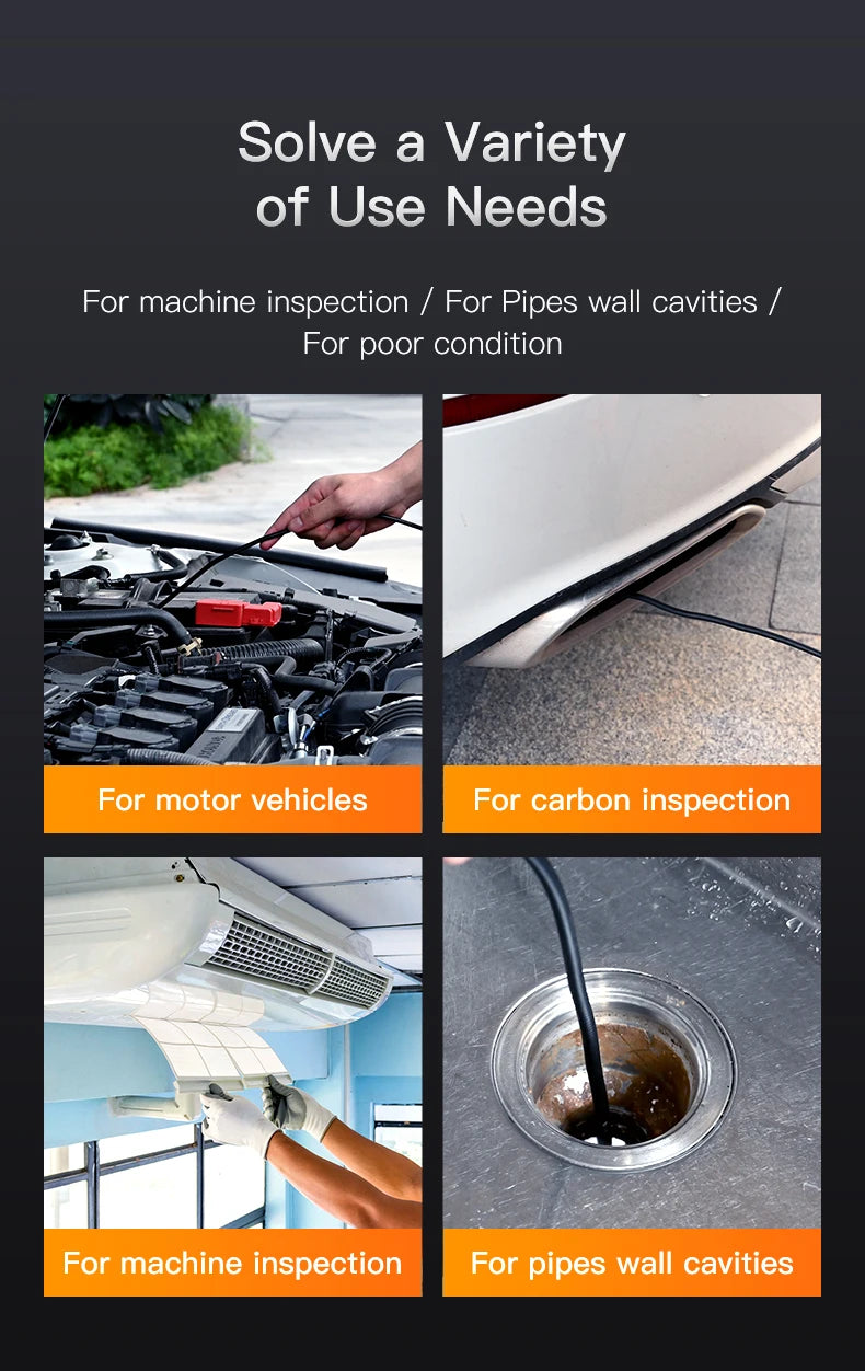 Endoscope Camera with 4.3 Inch IPS HD Screen