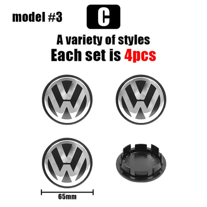 Car Logo Wheel Center Caps Hubcap Cover