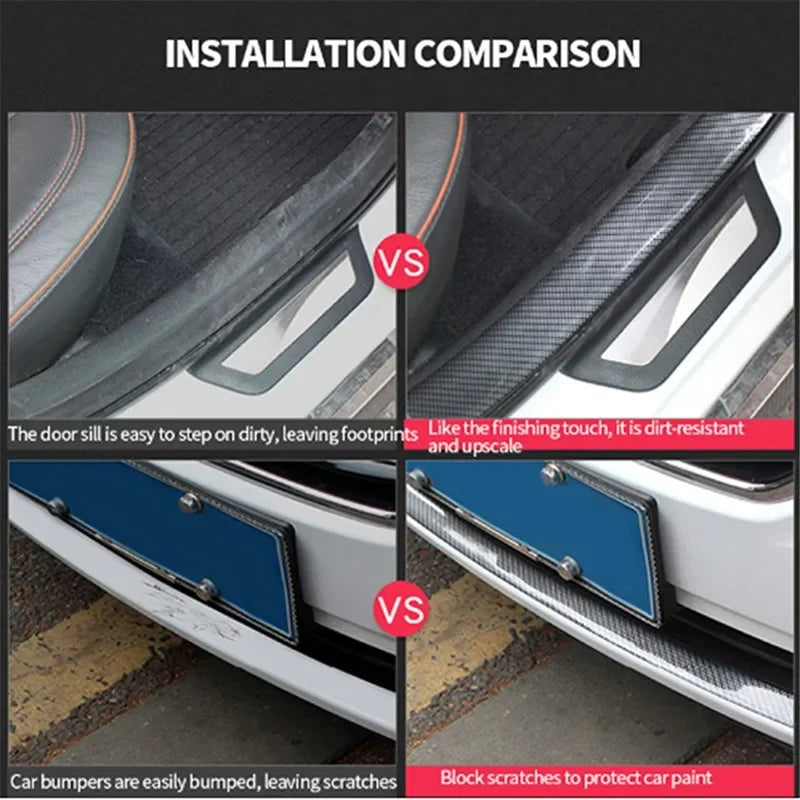 Universal Spoiler 1.5M Car-Styling 5D Carbon Fiber Spoilers DIY Refit Spoiler For All Car