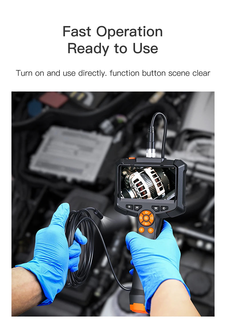 Endoscope Camera with 4.3 Inch IPS HD Screen