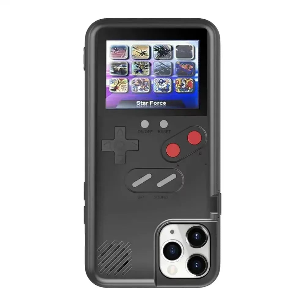 For iPhone 12 13 14 15 16 Pro Max X Xr Xs Max 7 8 14 15 Plus SE 2022 Playable Gameboy Case Retro 3D Video Game Cover Console