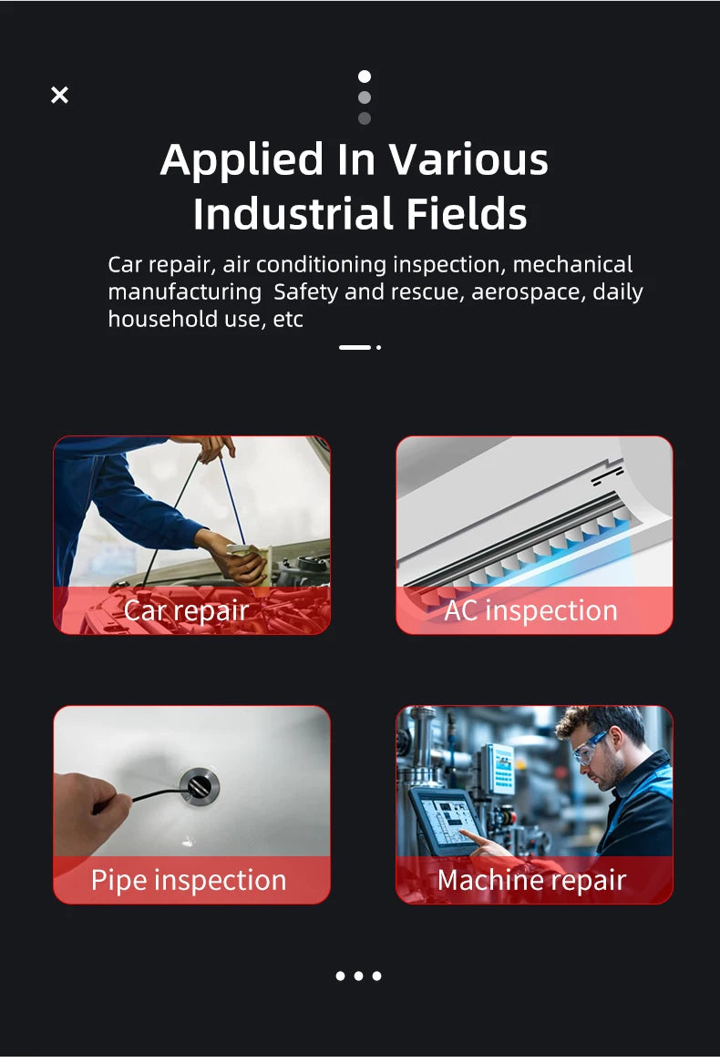 Dodosee 360° Two-Way Type-C Articulating Endoscope HD Camera