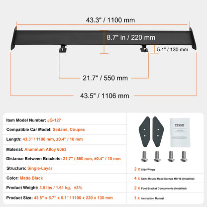 SucceBuy GT Wing Car Spoiler