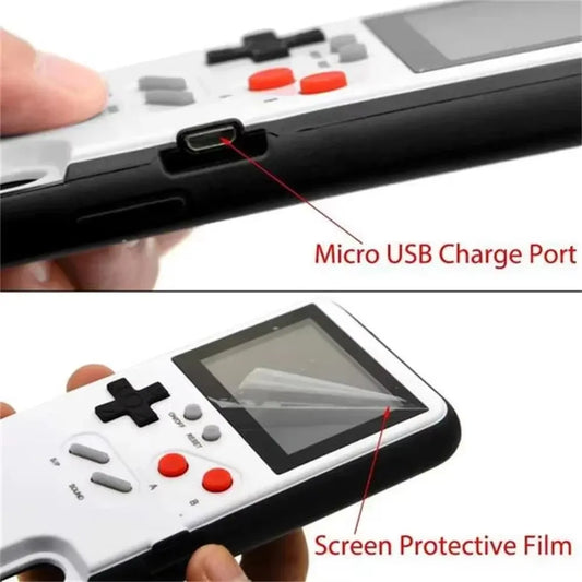 For iPhone 12 13 14 15 16 Pro Max X Xr Xs Max 7 8 14 15 Plus SE 2022 Playable Gameboy Case Retro 3D Video Game Cover Console