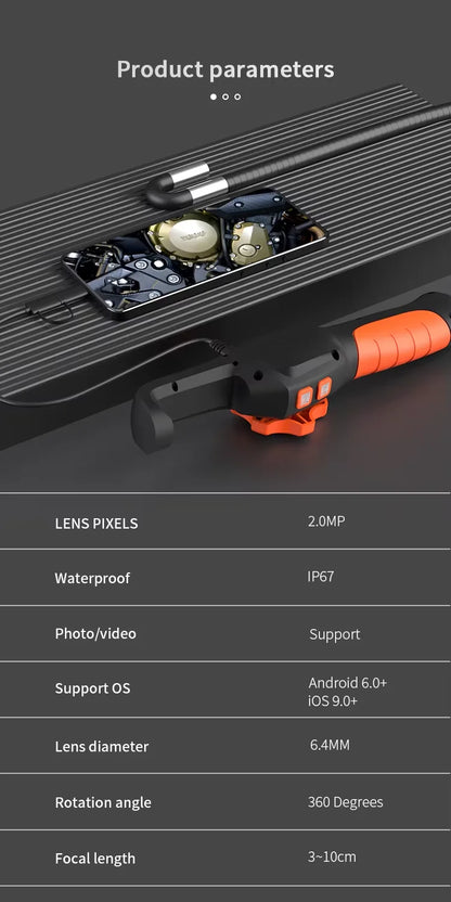 Dodosee 360° Two-Way Type-C Articulating Endoscope Camera