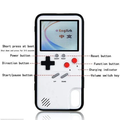 For Iphone 16 Pro 15 14 Plus 13 12 11 Pro Max Xsmax X Xr Gameboy Console Phone Cover 36 Classic Retro Funny Game Boy Gaming Case