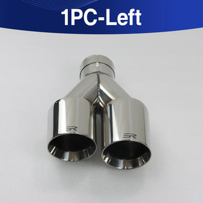 Double Outlet Exhaust Pipe