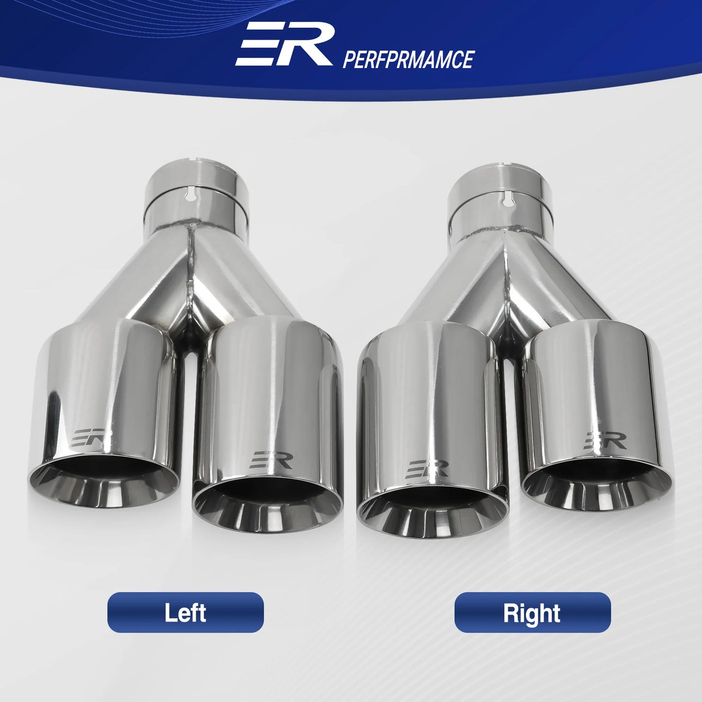 Double Outlet Exhaust Pipe