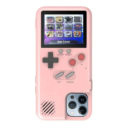 For iPhone 12 13 14 15 16 Pro Max X Xr Xs Max 7 8 14 15 Plus SE 2022 Playable Gameboy Case Retro 3D Video Game Cover Console