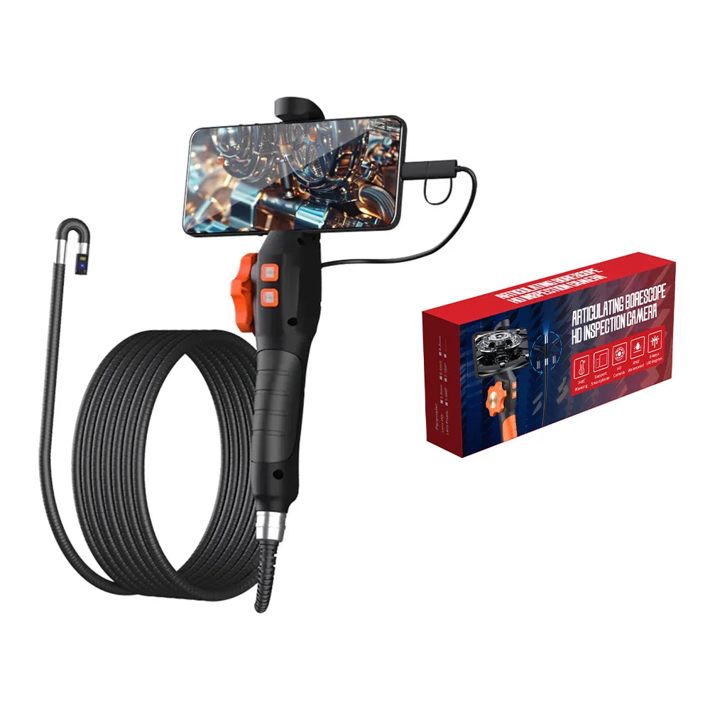 Dodosee 360° Two-Way Type-C Articulating Endoscope Camera