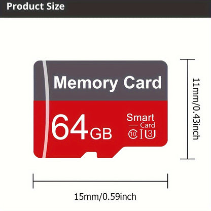 1pc Memory Card 64GB 32GB 16GB With Adapter