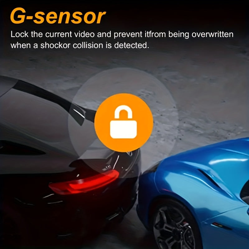 1080P Dual Camera Dash Cam For Cars With IR Night Vision